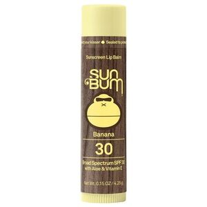 3/$12 Sun Bum Banana Sunscreen Lip Balm .15oz